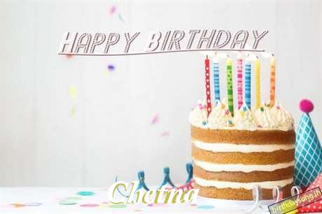 Happy Birthday Chetna Cake Image