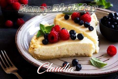 Happy Birthday Wishes for Claudia