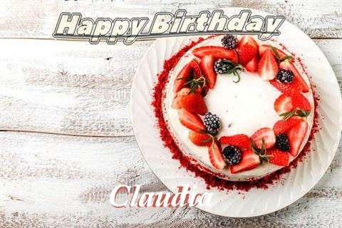 Happy Birthday to You Claudia
