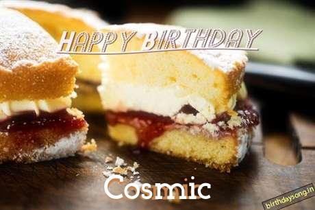 Happy Birthday Cosmic Cake Image