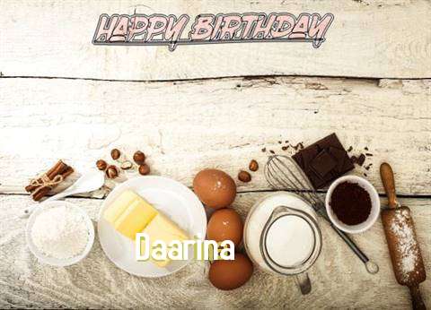 Happy Birthday Daarina Cake Image