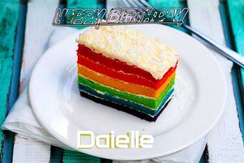 Happy Birthday Daielle Cake Image