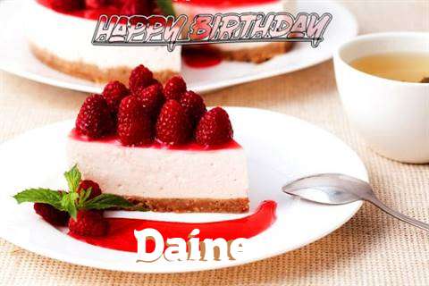 Birthday Wishes with Images of Daine