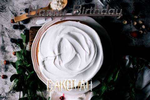 Happy Birthday Dakotah Cake Image