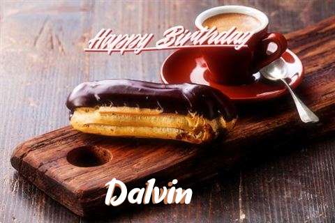 Happy Birthday Dalvin Cake Image