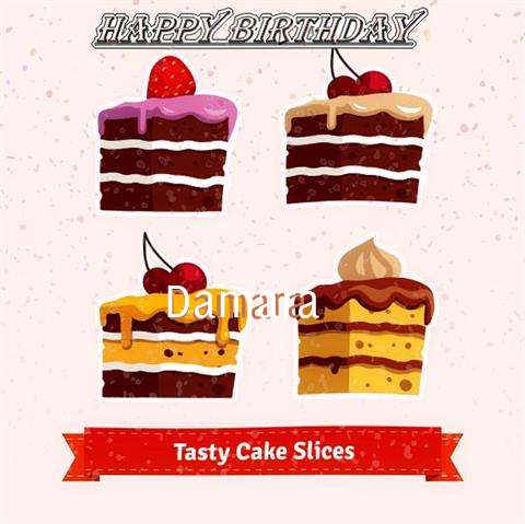 Happy Birthday Damara Cake Image