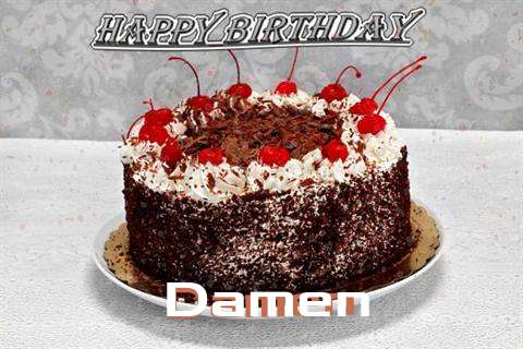 Birthday Wishes with Images of Damen