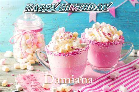 Birthday Wishes with Images of Damiana