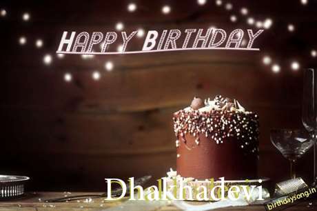 Happy Birthday Cake for Dhakhadevi