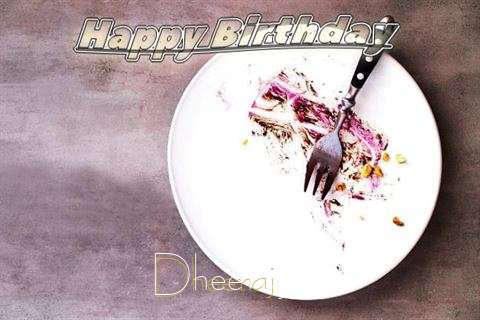 Happy Birthday Dheeraj Cake Image