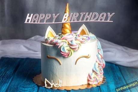 Happy Birthday Cake for Dholi