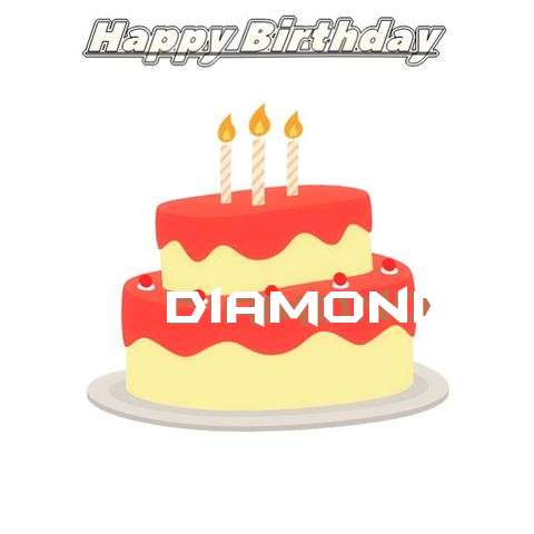Birthday Wishes with Images of Diamond
