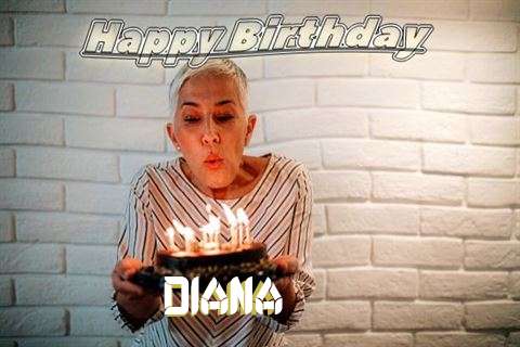 Birthday Wishes with Images of Diana