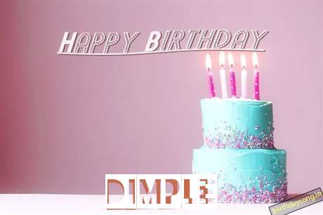 Happy Birthday Cake for Dimple