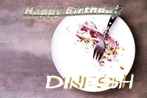 Happy Birthday Dinesh Cake Image