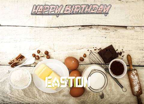 Happy Birthday Easton Cake Image