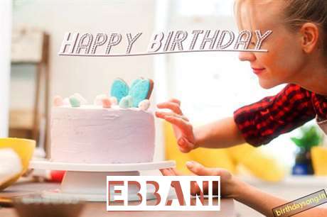 Happy Birthday Ebbani Cake Image