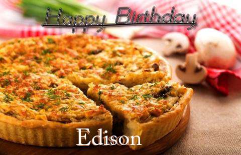 Birthday Wishes with Images of Edison
