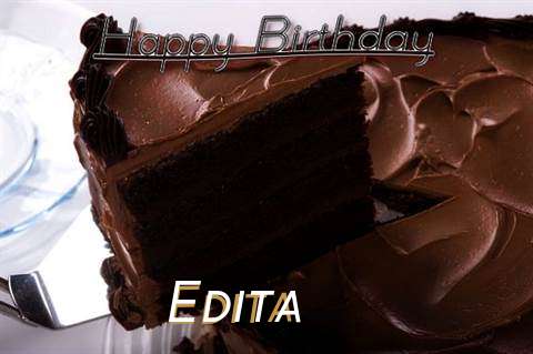 Birthday Wishes with Images of Edita