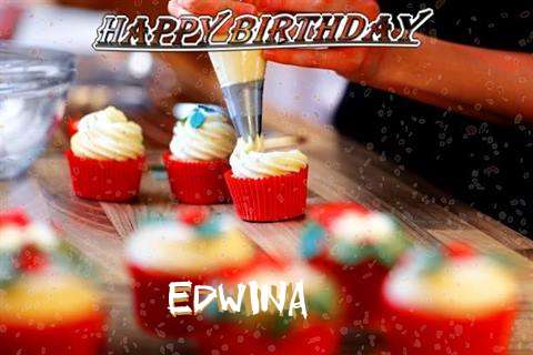 Happy Birthday Edwina Cake Image