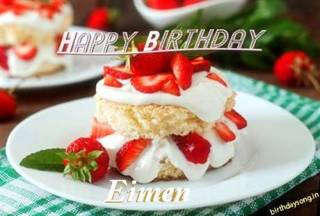 Happy Birthday Eimen Cake Image