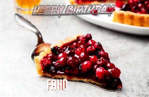 Birthday Wishes with Images of Fahd