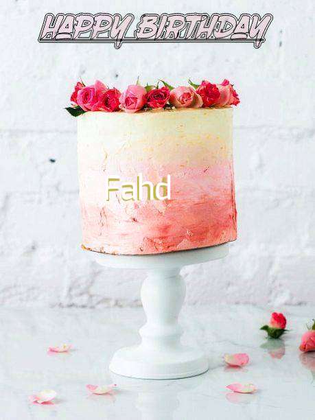 Happy Birthday Cake for Fahd