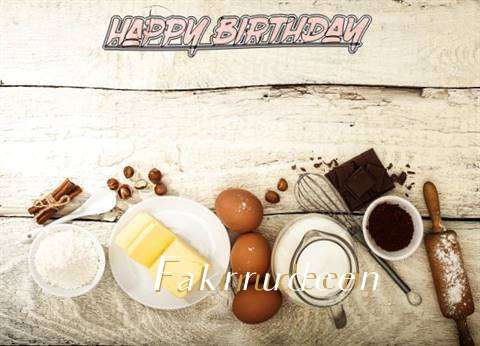 Happy Birthday Fakrrudeen Cake Image