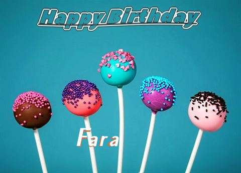Birthday Wishes with Images of Fara
