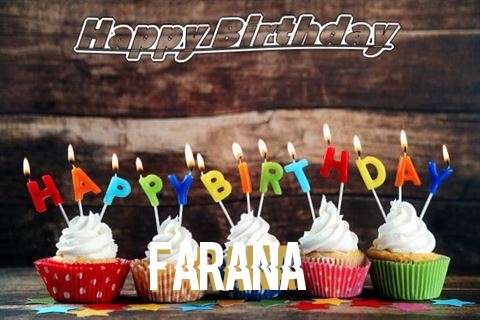 Happy Birthday Farana Cake Image