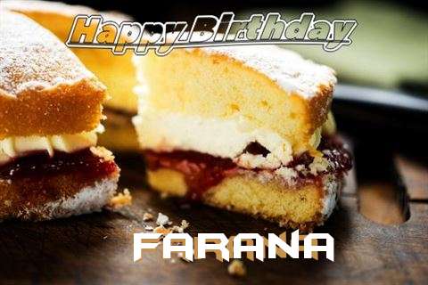 Happy Birthday Cake for Farana