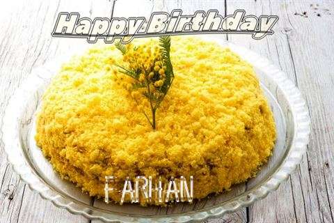 Happy Birthday Wishes for Farhan
