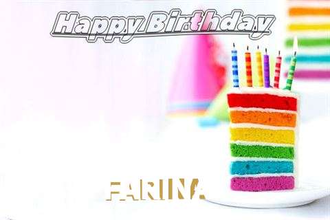 Happy Birthday Farina Cake Image