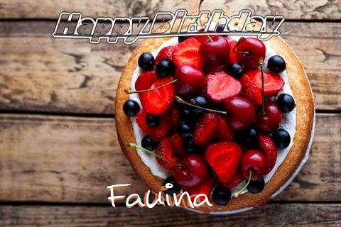 Happy Birthday Cake for Fauina