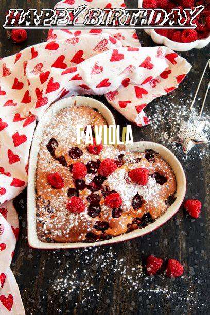 Happy Birthday Faviola Cake Image