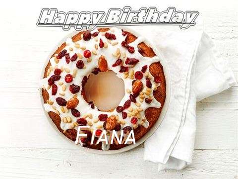 Happy Birthday Cake for Fiana