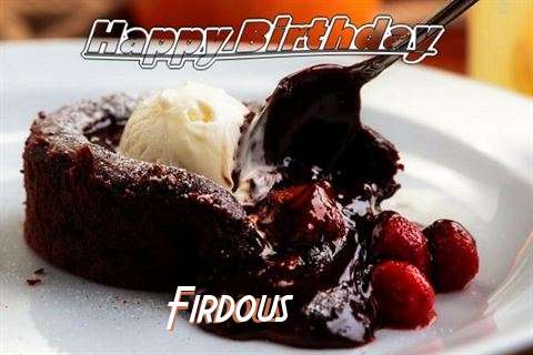Happy Birthday Wishes for Firdous