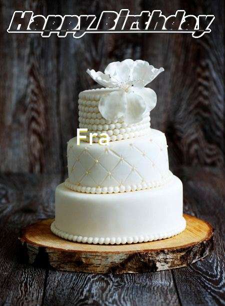 Happy Birthday Fra Cake Image