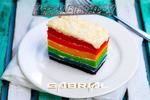 Happy Birthday Gabrial Cake Image