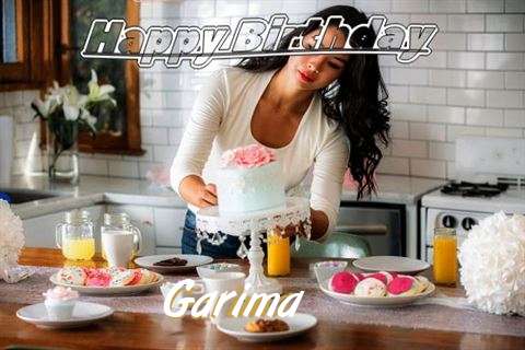 Happy Birthday Garima Cake Image