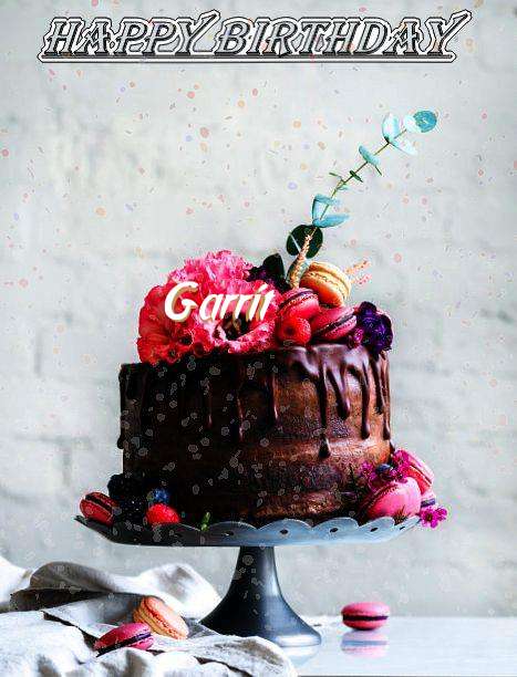 Happy Birthday Garrit Cake Image