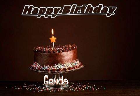 Happy Birthday Cake for Genda
