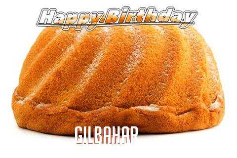 Happy Birthday Gilbahar Cake Image