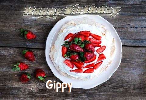 Happy Birthday Gippy Cake Image