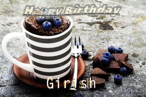 Happy Birthday Girish Cake Image