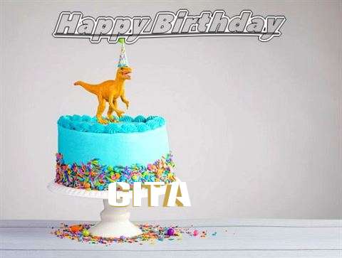 Happy Birthday Cake for Gita