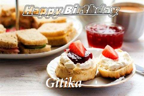 Happy Birthday Cake for Gitika