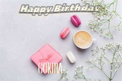 Happy Birthday Gokina Cake Image