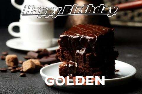 Birthday Wishes with Images of Golden