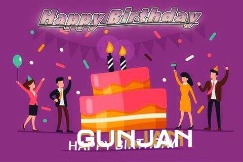 Birthday Wishes with Images of Gunjan